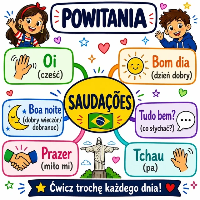 Mapa myśli: Powitania